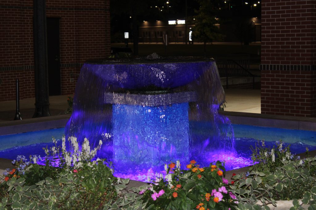 Beautiful night waterfall photo by D.Elom aka Mystic Maestro of WKIR99.9 Radio